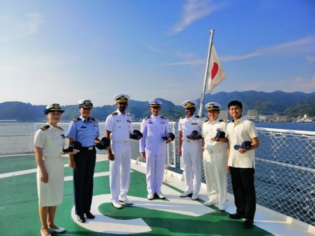 On the deck of Kojima